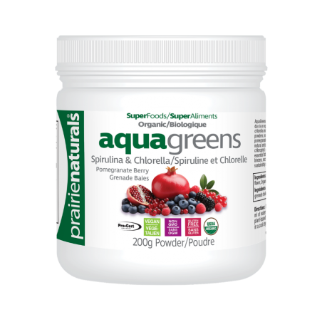 Prairie Naturals 有机 Aqua Greens 石榴浆果味 200 克