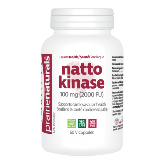 Praire Naturals Nattokinase (2000 FU) 100 mg - 60 vCaps