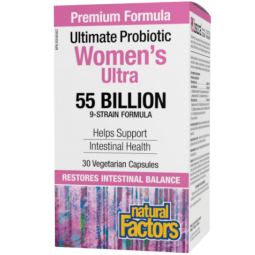 Natural Factors Ultimate 프로바이오틱 여성 울트라 55 억 30 vcaps