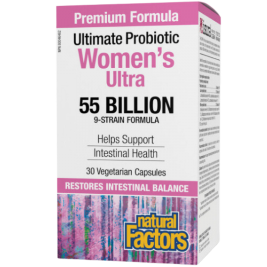 Natural Factors Ultimate 프로바이오틱 여성 울트라 55 억 30 vcaps