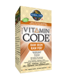 Vitamin Code RAW Iron 25mg  30 Vegi Capsules | Safest & Easiest Shopping Vitamins Online | VITASHOP