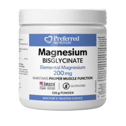 Preferred Nutrition Magnesium Bisglycinate Powder 200 mg, 120 g | Unbeatable Prices, Daily Deals | VITASHOP