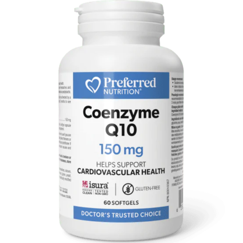Preferred Nutrition Coenzyme Q10 150mg 60 Softgels
