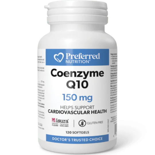 Preferred Nutrition Coenzyme Q10 150mg 120 Softgels