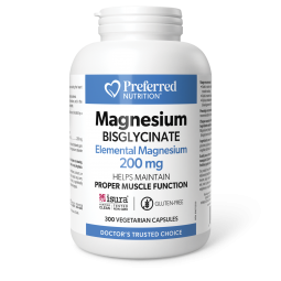 Preferred Nutrition Bisglycinate 植物胶囊200mg,300vcaps