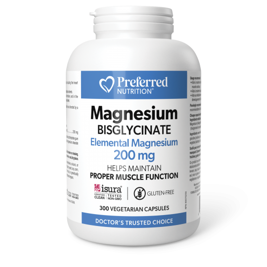 Preferred Nutrition Bisglycinate 植物胶囊200mg,300vcaps