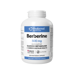 Preferred Nutrition 프리퍼드 뉴트리션 베르베린 500mg 120 식물성 캡슐 | 매일 업데이트되는 특가 상품 | VITASHOP
