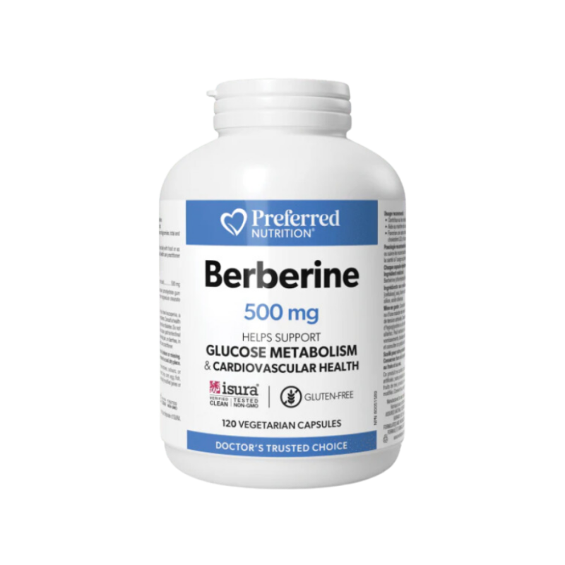 Preferred Nutrition Berberine 500mg 120 Vegi Capsules | Unbeatable Prices, Daily Deals | VITASHOP