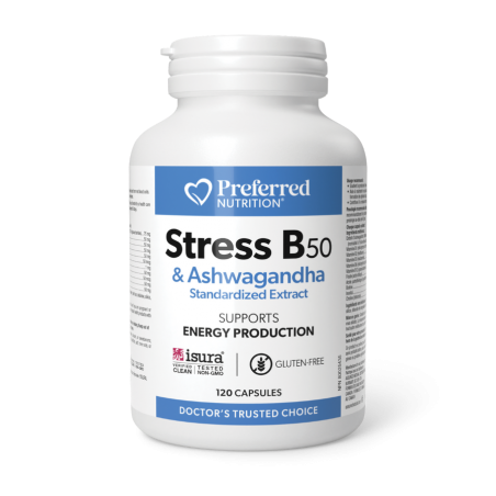 Preferred Nutrition 프리퍼드 뉴트리션 슈퍼 스트레스 B50 컴플렉스 120캡슐 | 매일 업데이트되는 특가 상품 | VITASHOP