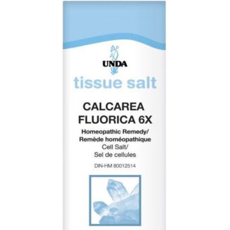 UNDA Calcarea Fluorica 6X 组织盐 100 片
