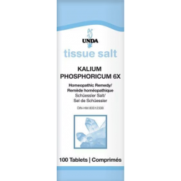 UNDA Kalium phosphoricum 6X Sel tissulaire 100 comprimés