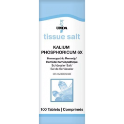 UNDA Kalium phosphoricum 6X Tissue Salt 100 Tablets