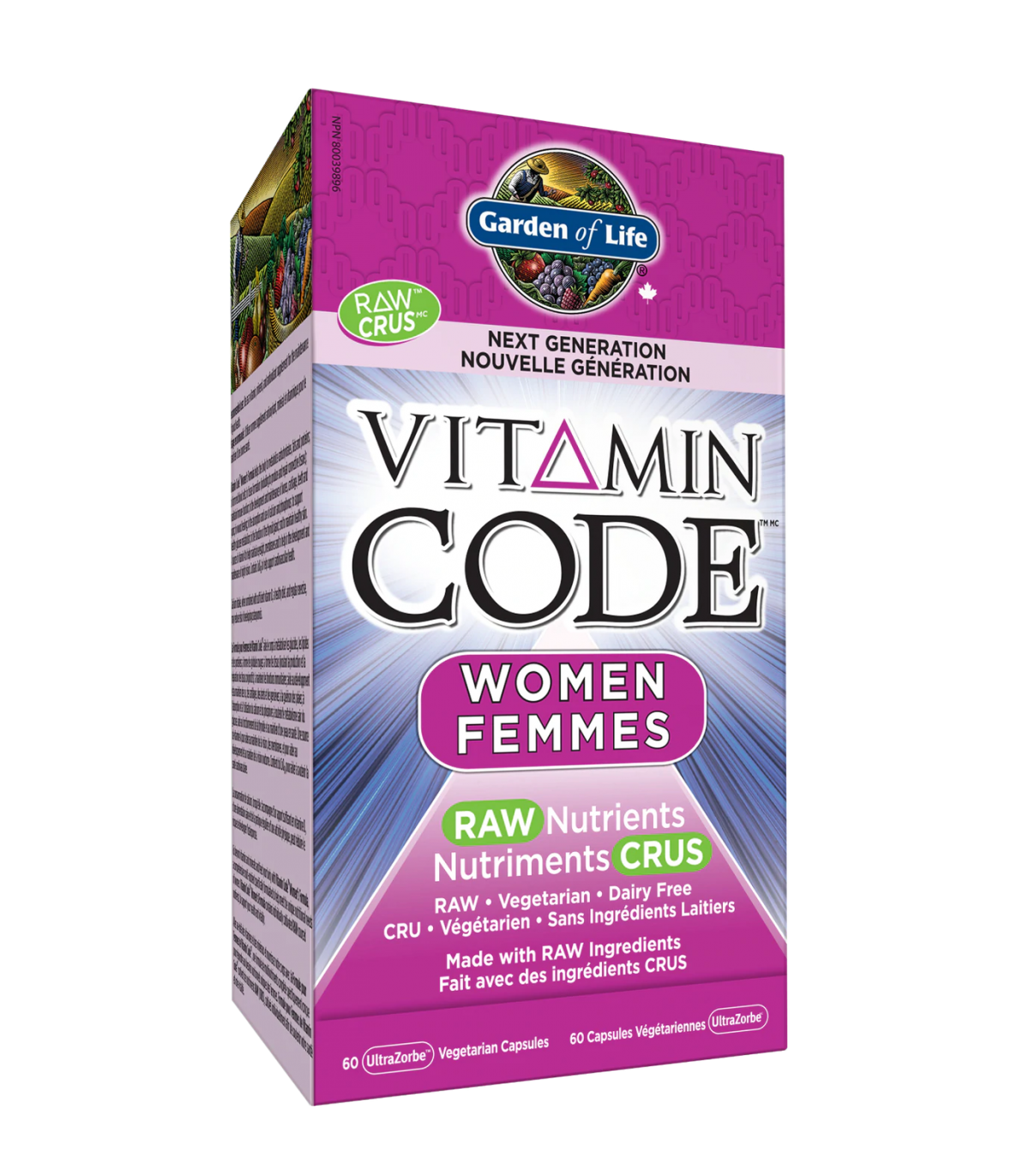 Vitamin Code Women RAW Nutrients 60 Vegi Capsules | Safest & Easiest Shopping Vitamins Online | VITASHOP