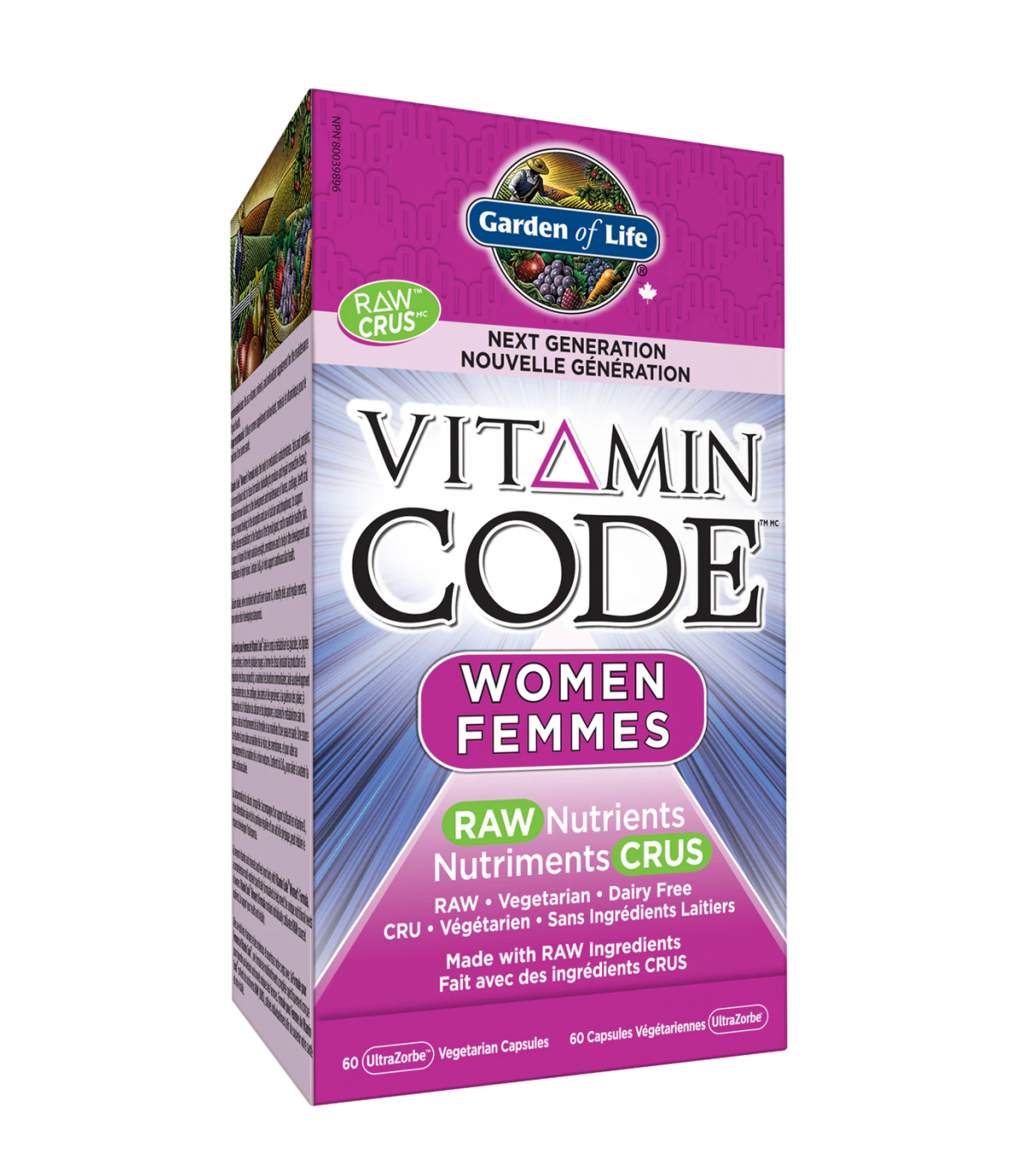 Vitamin Code Women RAW Nutrients 60 Vegi Capsules | Safest & Easiest Shopping Vitamins Online | VITASHOP