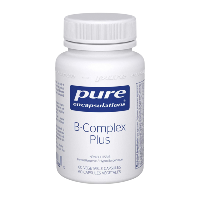 Pure Encapsulations B-Complex Plus 60 Capsules | Unbeatable Prices, Daily Deals | VITASHOP