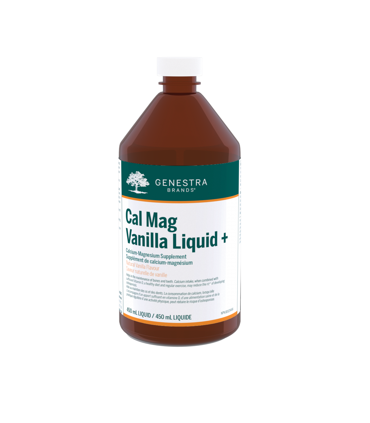 Genestra Cal Mag Vanilla Liquid + 450 ml | Prix imbattables, Bonnes Affaires du jour | VITASHOP