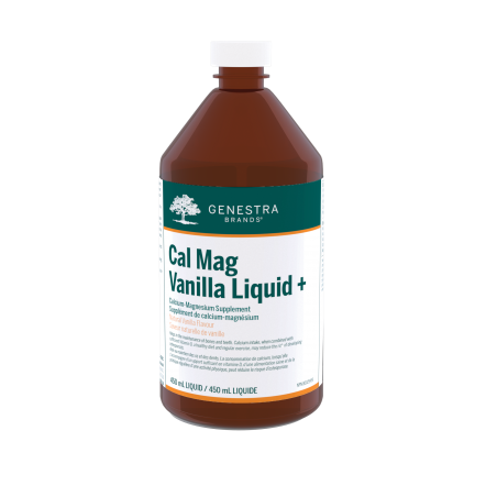 Genestra Cal Mag Vanilla Liquid + 450 ml | Prix imbattables, Bonnes Affaires du jour | VITASHOP