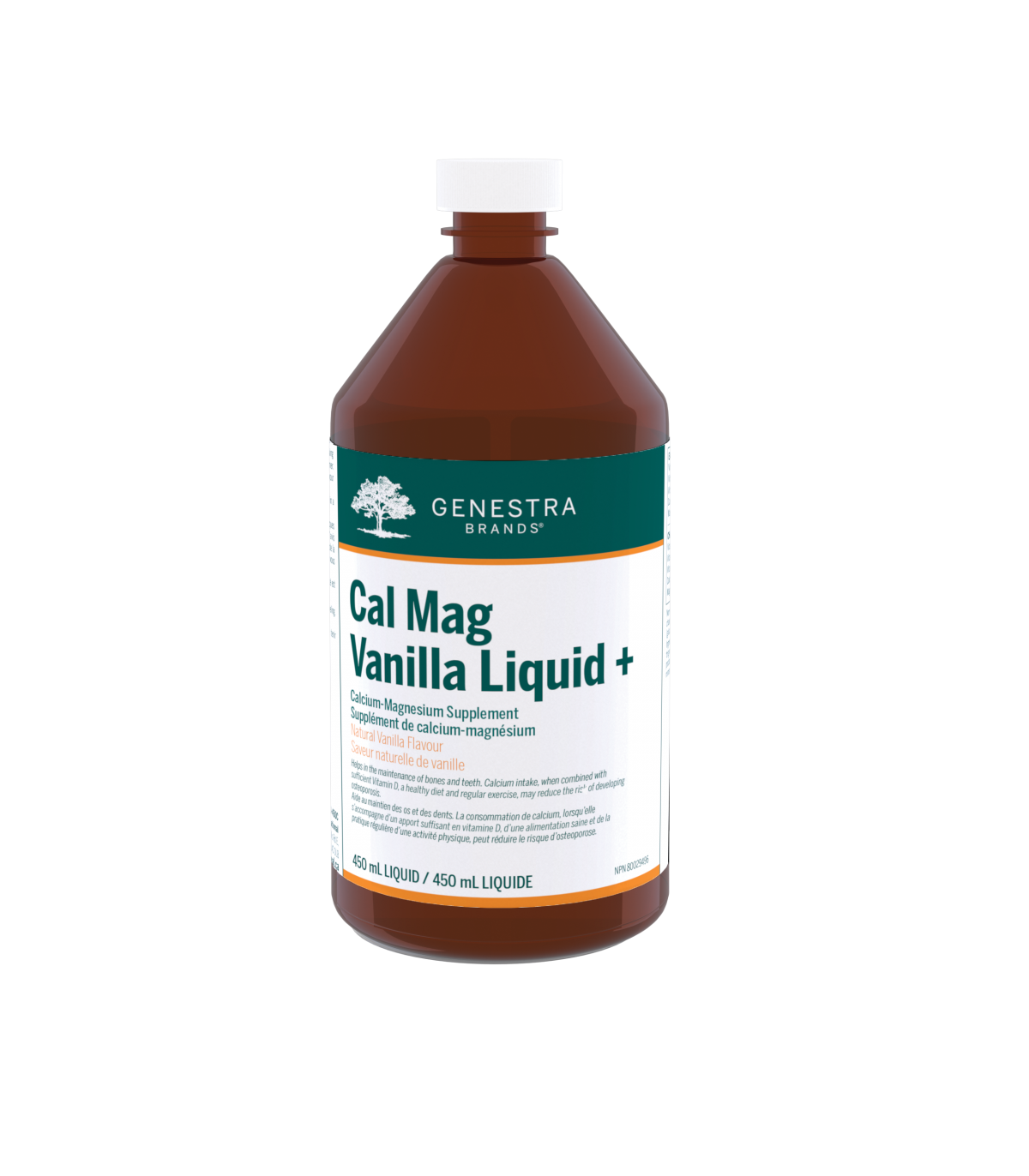 Genestra Cal Mag Vanilla Liquid + 450 ml | Unbeatable Prices, Daily Deals | VITASHOP