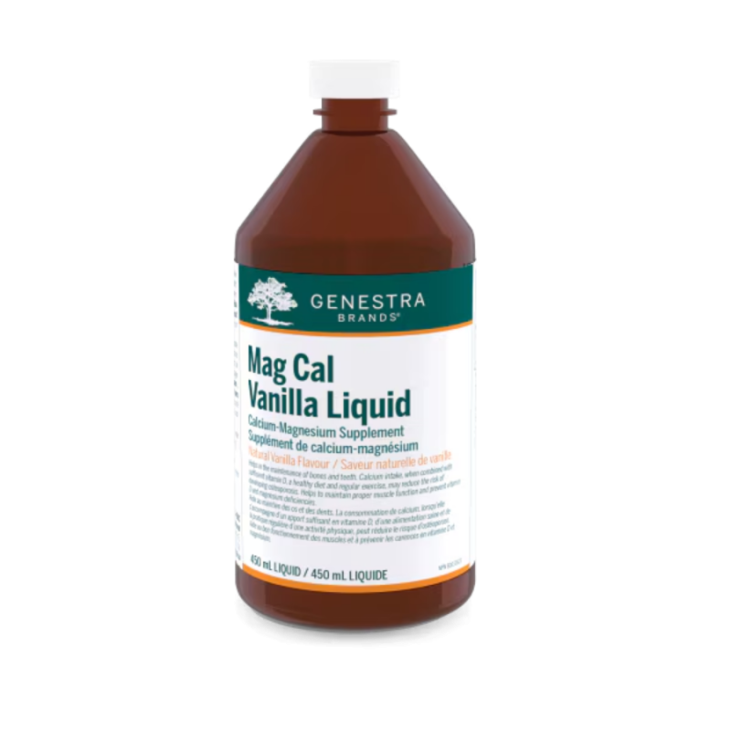 Genestra Mag Cal Vanilla Liquid 450 ml | Prix imbattables, Bonnes Affaires du jour | VITASHOP