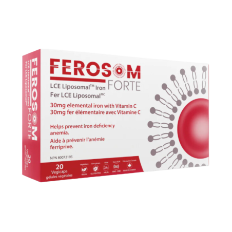 Ferosom Forte LCE Liposomal Iron Supplement - 20 VCaps