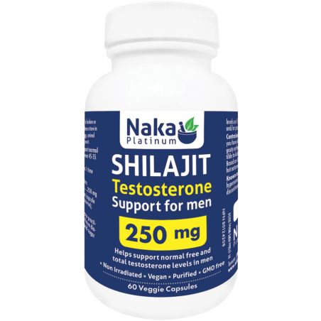 Naka Platinum Shilajit Testosterone, 60 vcaps BONUS SIZE