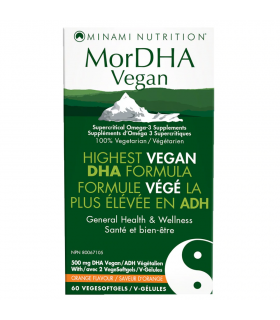 MINAMI NUTRITION 미나미 뉴트리션 VeganDHA 250 mg 60 VG 소프트젤 | 매일 업데이트되는 특가 상품 | VITASHOP