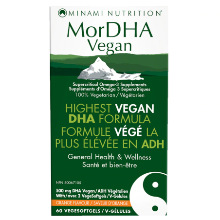 MINAMI NUTRITION 미나미 뉴트리션 VeganDHA 250 mg 60 VG 소프트젤 | 매일 업데이트되는 특가 상품 | VITASHOP