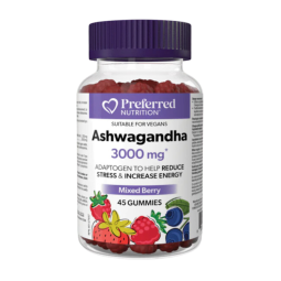 Preferred Nutrition Ashwagandha 3000mg 45 粒软糖