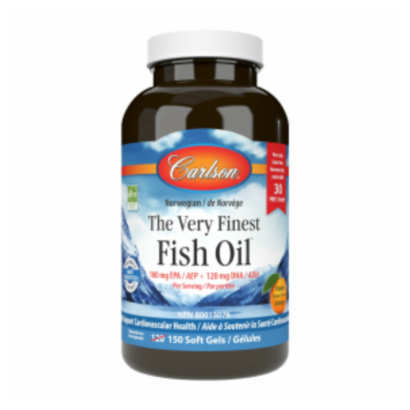 Carlson The Very Finest Fish Oil Orange 150 Softgels