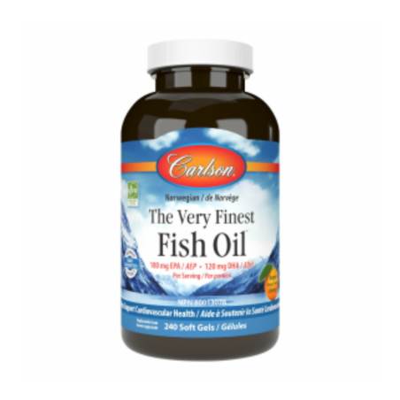 Carlson The Very Finest Fish Oil Orange 240 Softgels