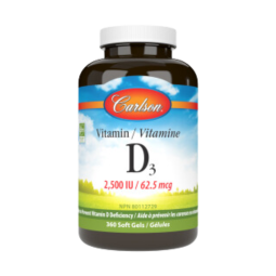 칼슨 비타민 D3 2,500 IU (62.5 mcg) 150 소프트젤
