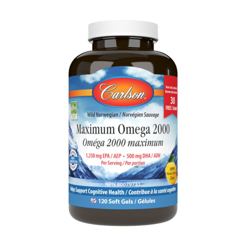 Carlson Maximum Omega 2000 120 Comprimés