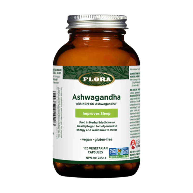 Flora Ashwagandha KMK-66 300 毫克 120 粒素食胶囊 | 无与伦比的价格，每日优惠 | VITASHOP