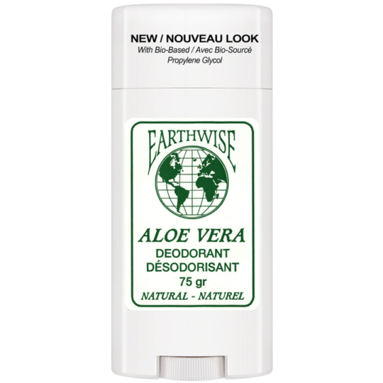 Earthwise Aloe Vera Natural Deodorant Stick 75 g
