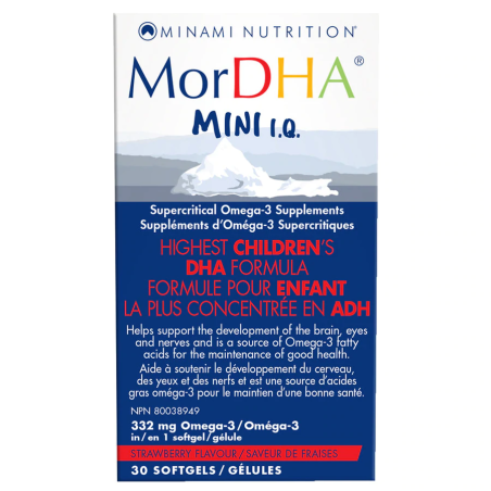 MINAMI NUTRITION 미나미 뉴트리션 MorDHA Mini IQ 30 소프트젤 | 매일 업데이트되는 특가 상품 | VITASHOP