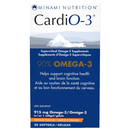 MINAMI NUTRITION 미나미 뉴트리션 CardiO-3 90% Omega3 30 소프트젤 | 매일 업데이트되는 특가 상품 | VITASHOP