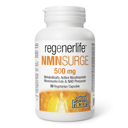 Natural Factors NMNSurge 500mg 30 capsules végétariennes