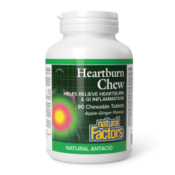 Natural Factors 心碎可嚼药片 90