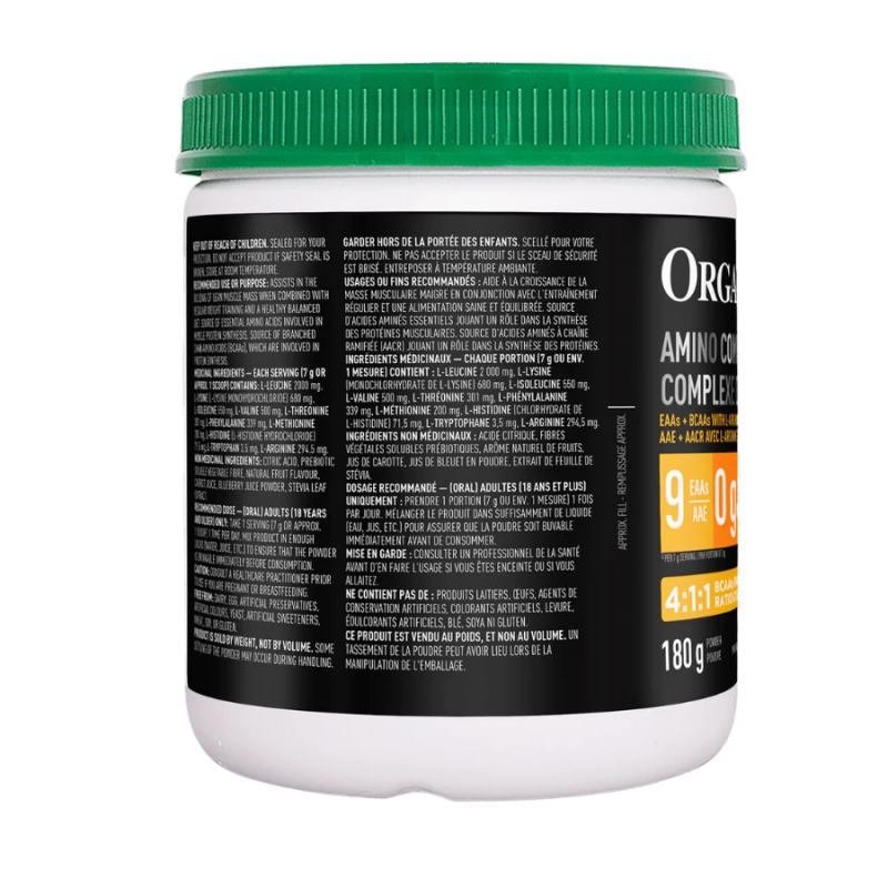 Organika Poudre complexe aminé 180 g