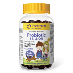 Preferred Nutrition Probiotique 1 milliard 50 Gummies
