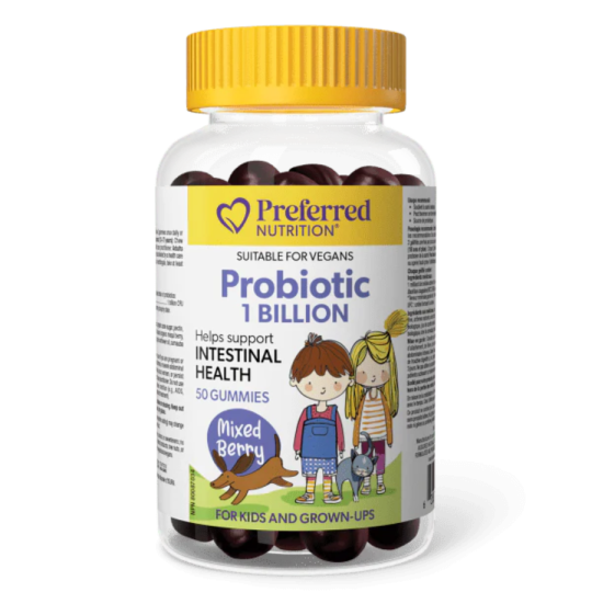 Preferred Nutrition Probiotic 1 Billion 50 Gummies