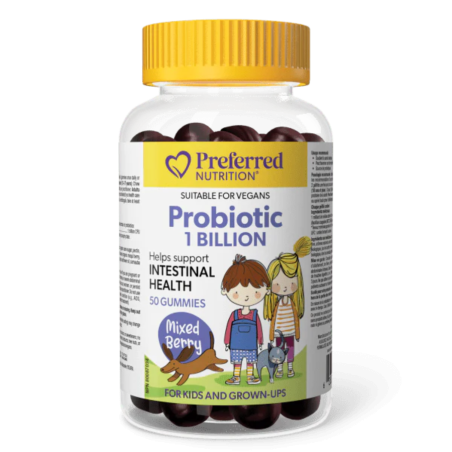 Preferred Nutrition Probiotique 1 milliard 50 Gummies