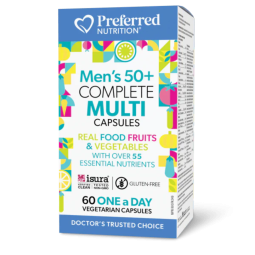 Preferred Nutrition Men's 50+ Complete Multi 60 Vcaps