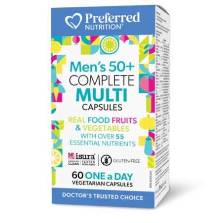 Preferred Nutrition Men's 50+ Complete Multi 60 Vcaps