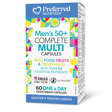 Preferred Nutrition 男士 50+ 完整复合维生素 60 粒胶囊