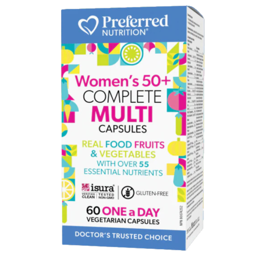 Preferred Nutrition 여성용 50+ 컴플리트 멀티 60 V캡