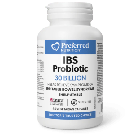 Preferred Nutrition IBS 프로바이오틱스 300억 45 V캡