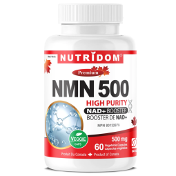 Nutridom NMN 500mg，烟酰胺单核苷酸