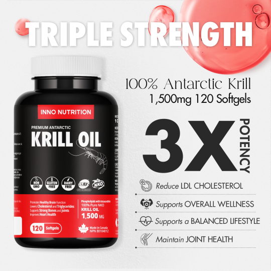 INNO NUTRITION Krill Oil 1500 120 Softgels | Unbeatable Prices, Daily Deals | VITASHOP