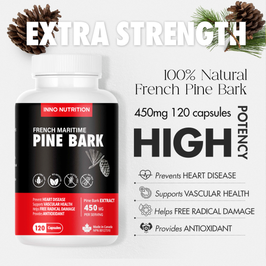 INNO NUTRITION French Maritime Pine Bark 120Caps | Unbeatable Prices, Daily Deals | VITASHOP